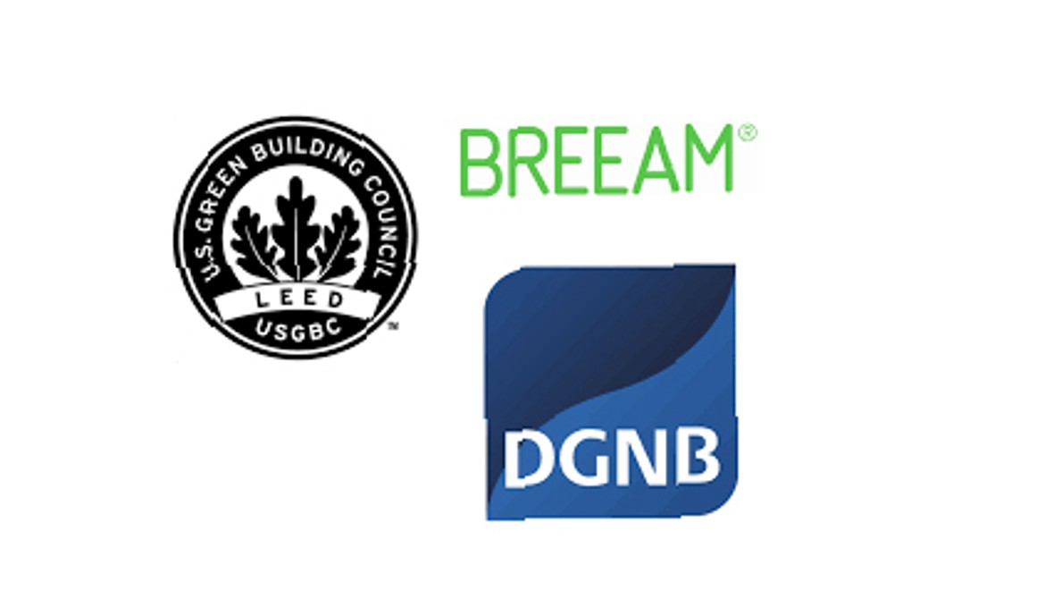 BREEAM, LEED e DGNB rappresentano i tre più importanti sistemi di certificazione per l'edilizia sostenibile a livello mondiale BREEAM, LEED e DGNB rappresentano i tre più importanti sistemi di certificazione per l'edilizia sostenibile a livello mondiale