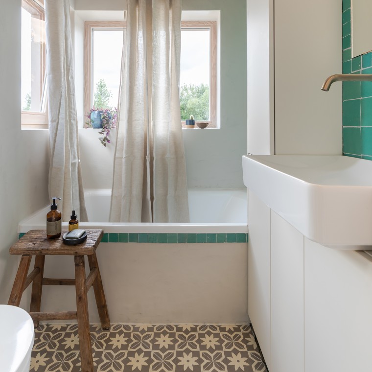 La “piccola spa" di Marjolein Jonker in 4 m² (© Chiela van Meerwijk)