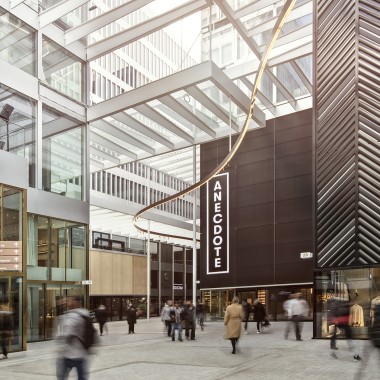Una veduta interna di The Circle, Zurigo (© Flughafen Zürich AG) Una veduta interna di The Circle, Zurigo (© Flughafen Zürich AG)