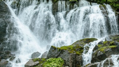 Cascata nella foresta