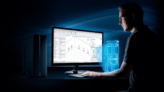 Raccordo Geberit FlowFit visualizzato nel catalogo BIM Raccordo Geberit FlowFit visualizzato nel catalogo BIM