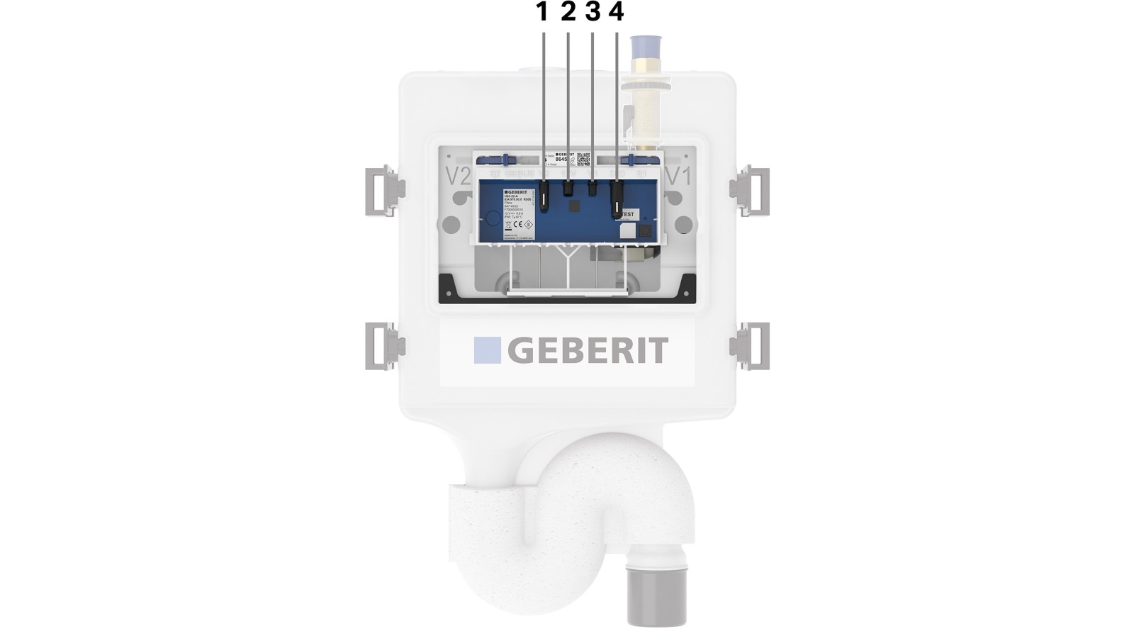 Dispositivo antiristagno Geberit HS30 (© Geberit) Dispositivo antiristagno Geberit HS30 (© Geberit)