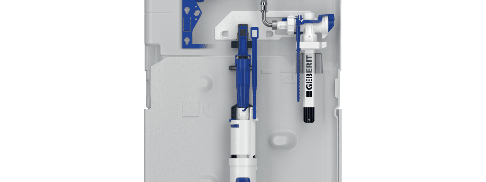 Set Di 2 Staffe Da Parete Per Cassetta Geberit UP, In Metallo Robusto Per WC A Incasso