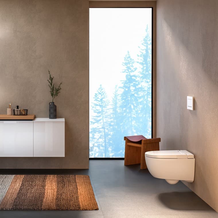Bagno con Geberit AquaClean Alba Bagno con Geberit AquaClean Alba