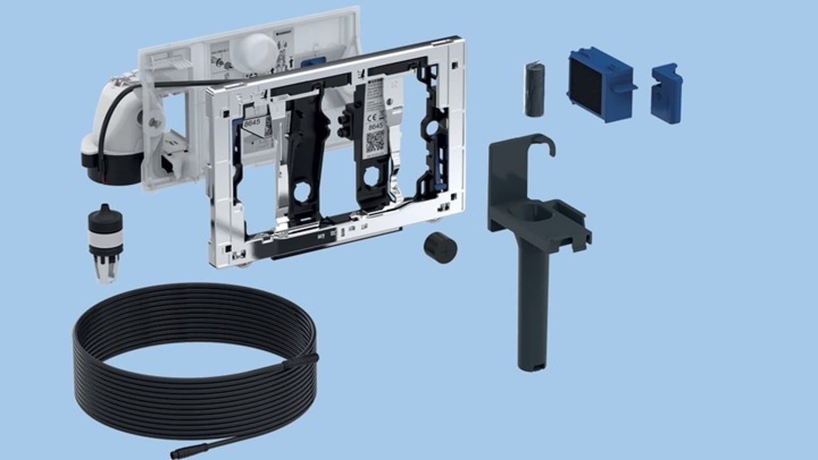 Kit aspirazione e igienizzante Geberit DuoFresh Kit aspirazione e igienizzante Geberit DuoFresh