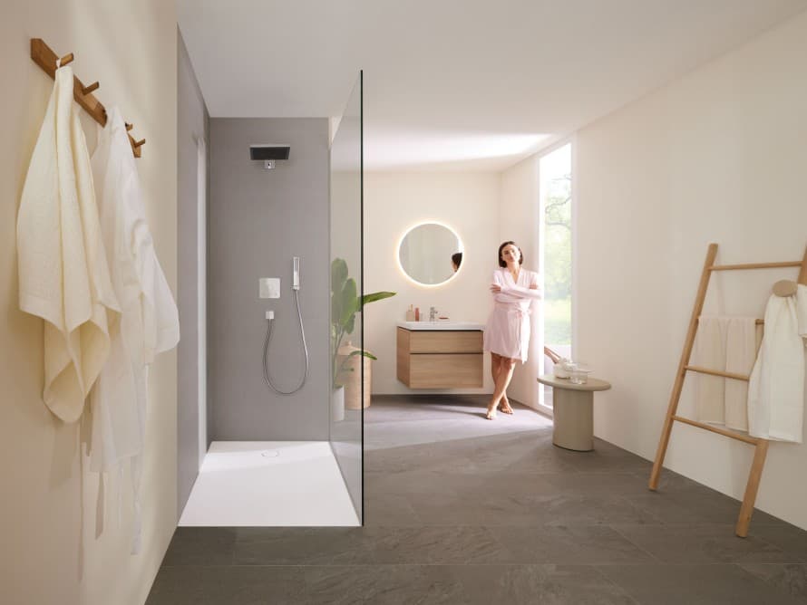 Bagno Geberit con doccia