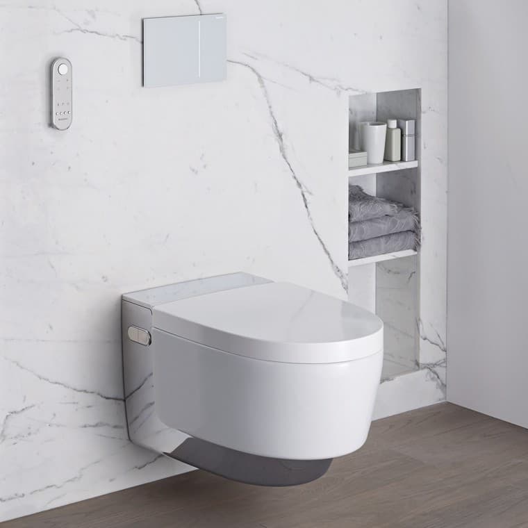 Bagno per disabili con Geberit AquaClean Mera Bagno per disabili con Geberit AquaClean Mera