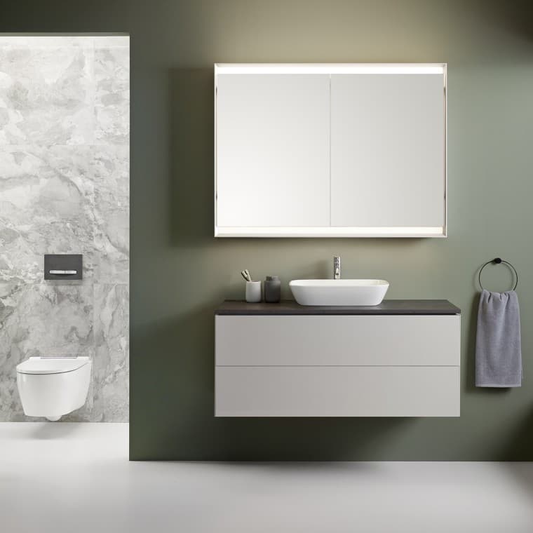 Più spazio, pulizia e flessibilità in bagno grazie ai prodotti Geberit ONE Più spazio, pulizia e flessibilità in bagno grazie ai prodotti Geberit ONE