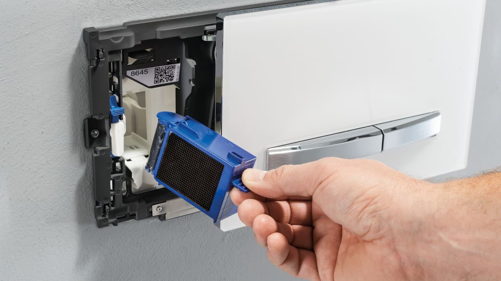 Geberit Sigma50 con Geberit DuoFresh Geberit Sigma50 con Geberit DuoFresh