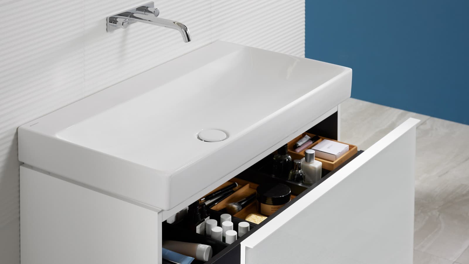Area lavabo Geberit Mix & Match con cassetto inserto Area lavabo Geberit Mix & Match con cassetto inserto
