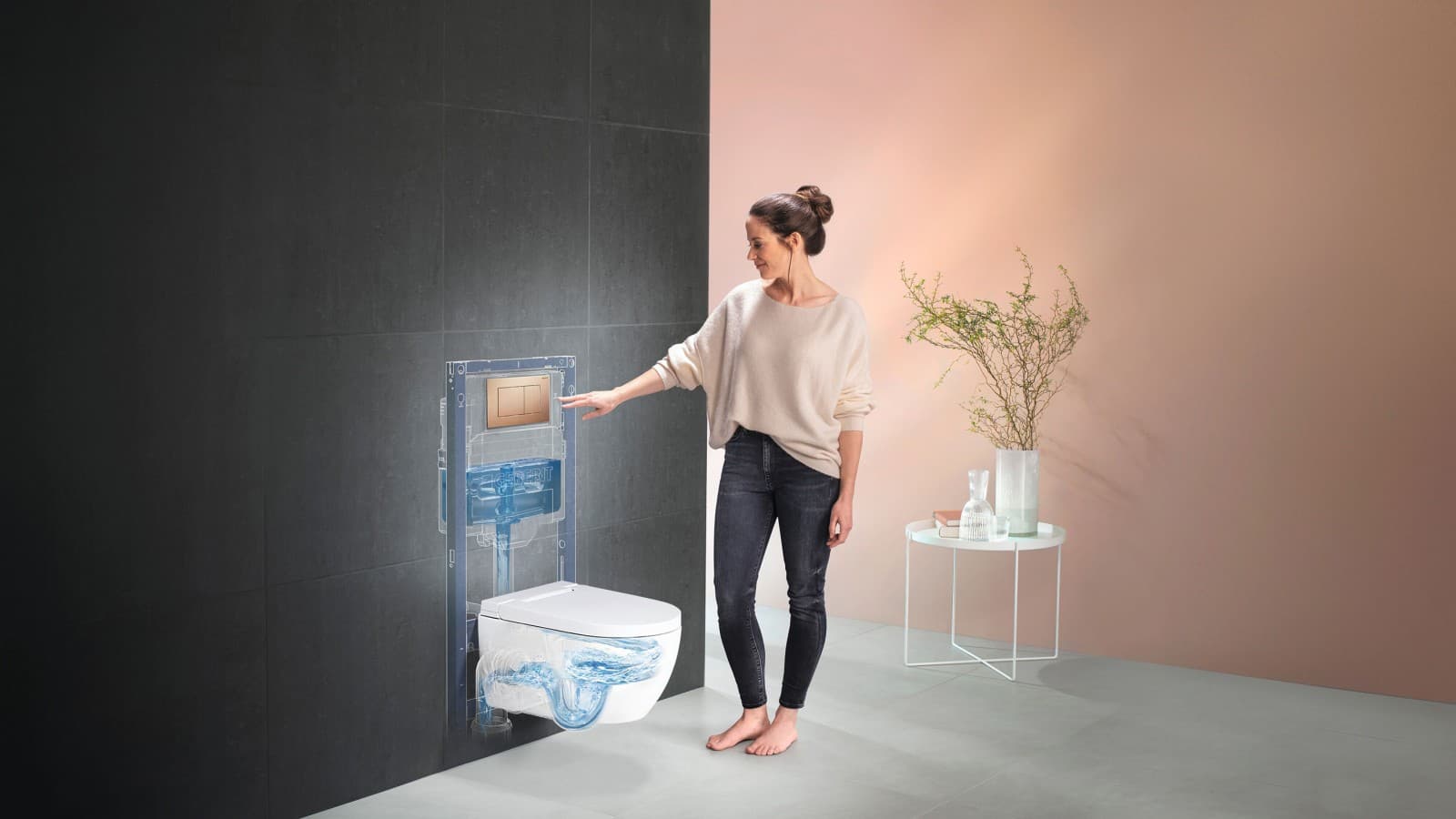 Geberit AquaClean Alba con Geberit TurboFlush Geberit AquaClean Alba con Geberit TurboFlush