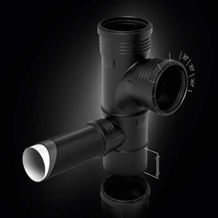 Raccordo speciale Geberit Silent-PP Raccordo speciale Geberit Silent-PP