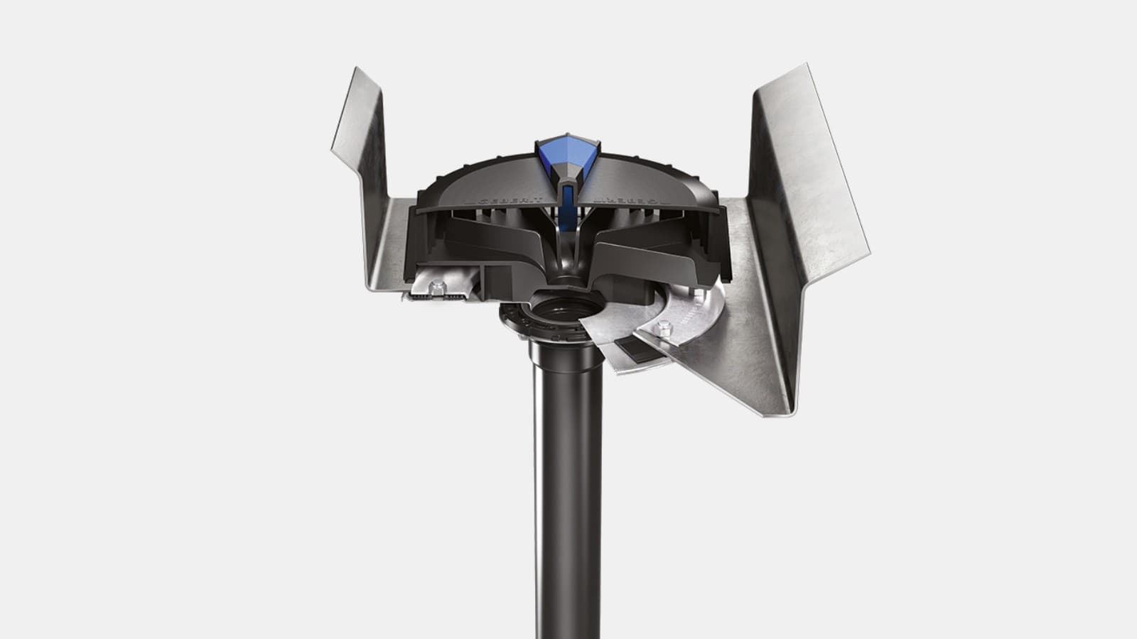 Imbuto per pluviali Geberit Pluvia flangiato nei canali di gronda Imbuto per pluviali Geberit Pluvia flangiato nei canali di gronda