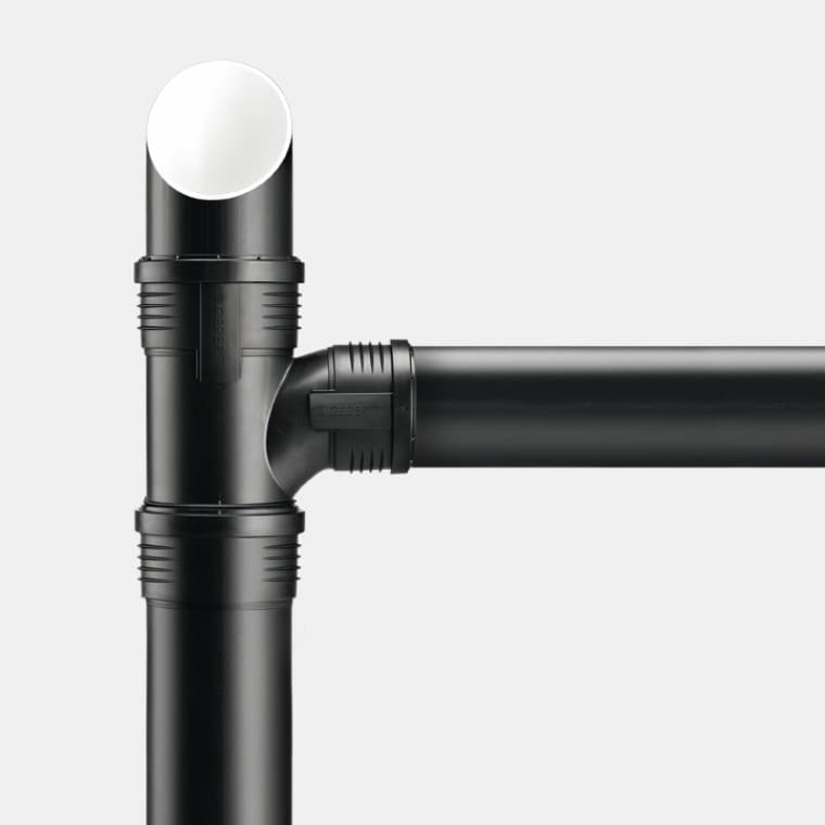 Vantaggi del sistema di scarico Geberit Silent-PP Vantaggi del sistema di scarico Geberit Silent-PP