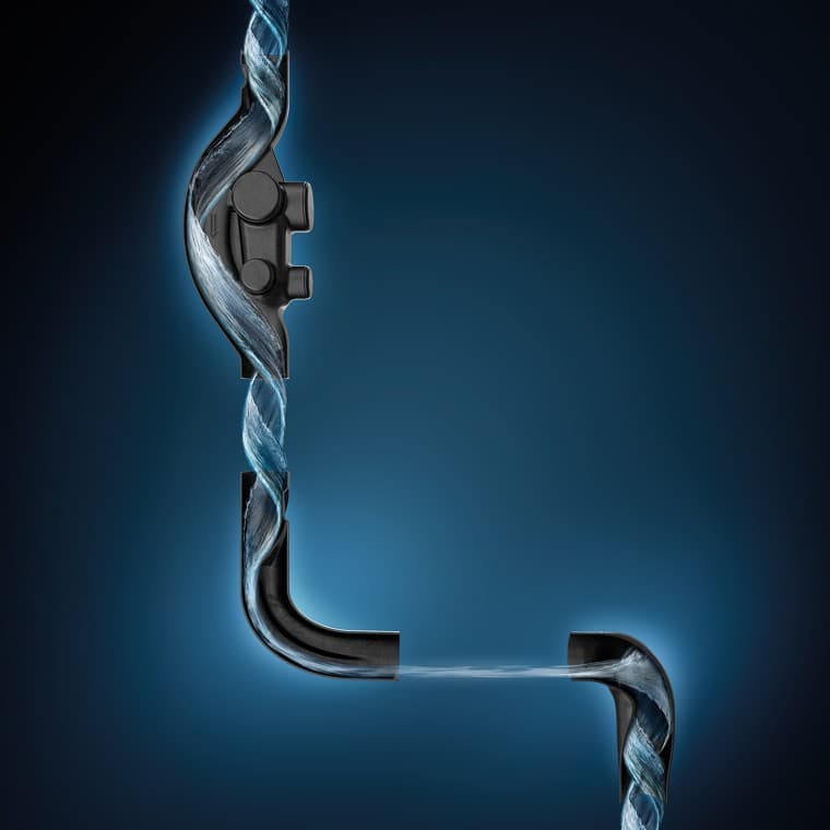 Flusso idraulico ottimizzato con Geberit PE SuperTube Flusso idraulico ottimizzato con Geberit PE SuperTube