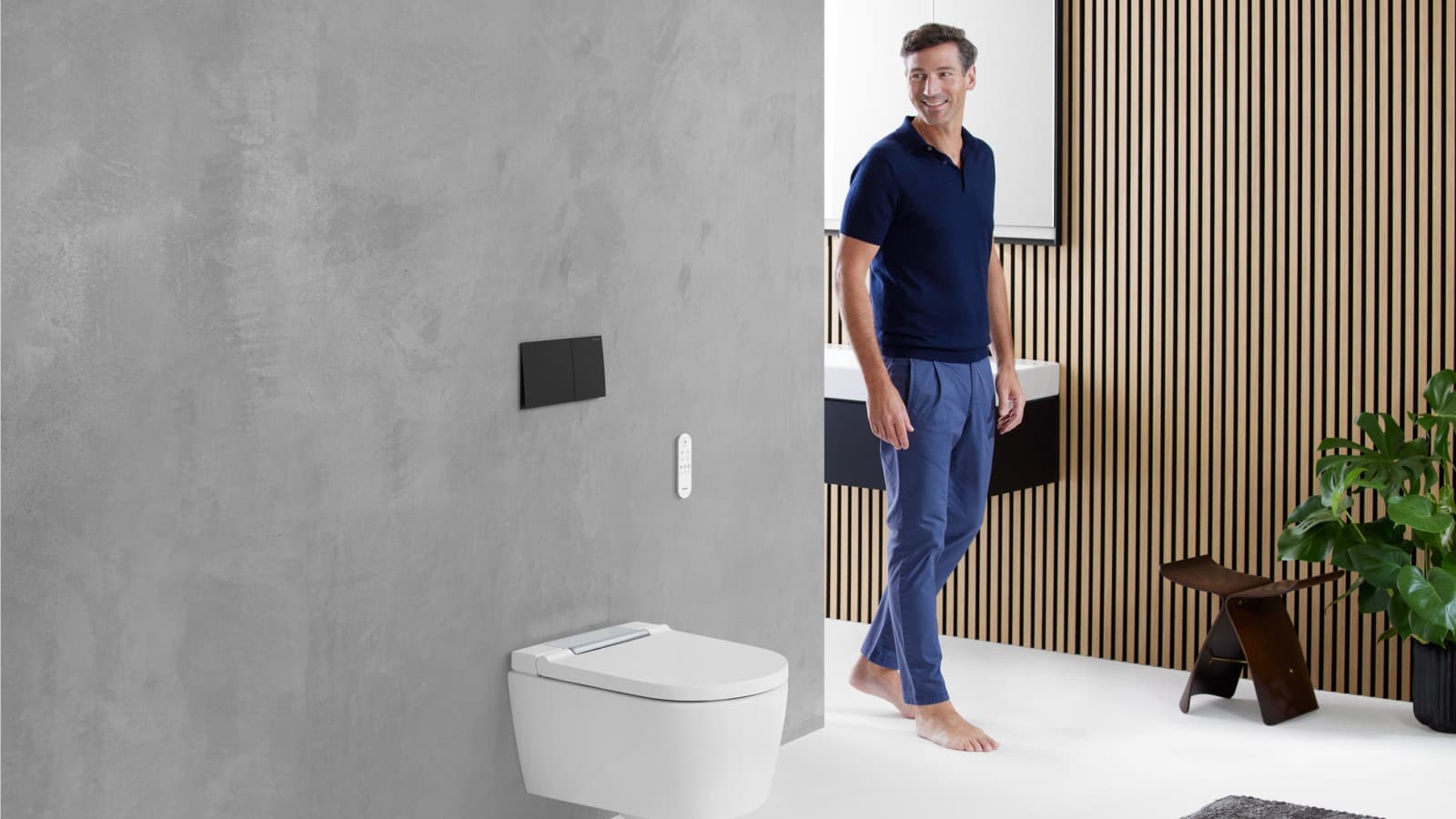 Bagno con Geberit AquaClean Bagno con Geberit AquaClean