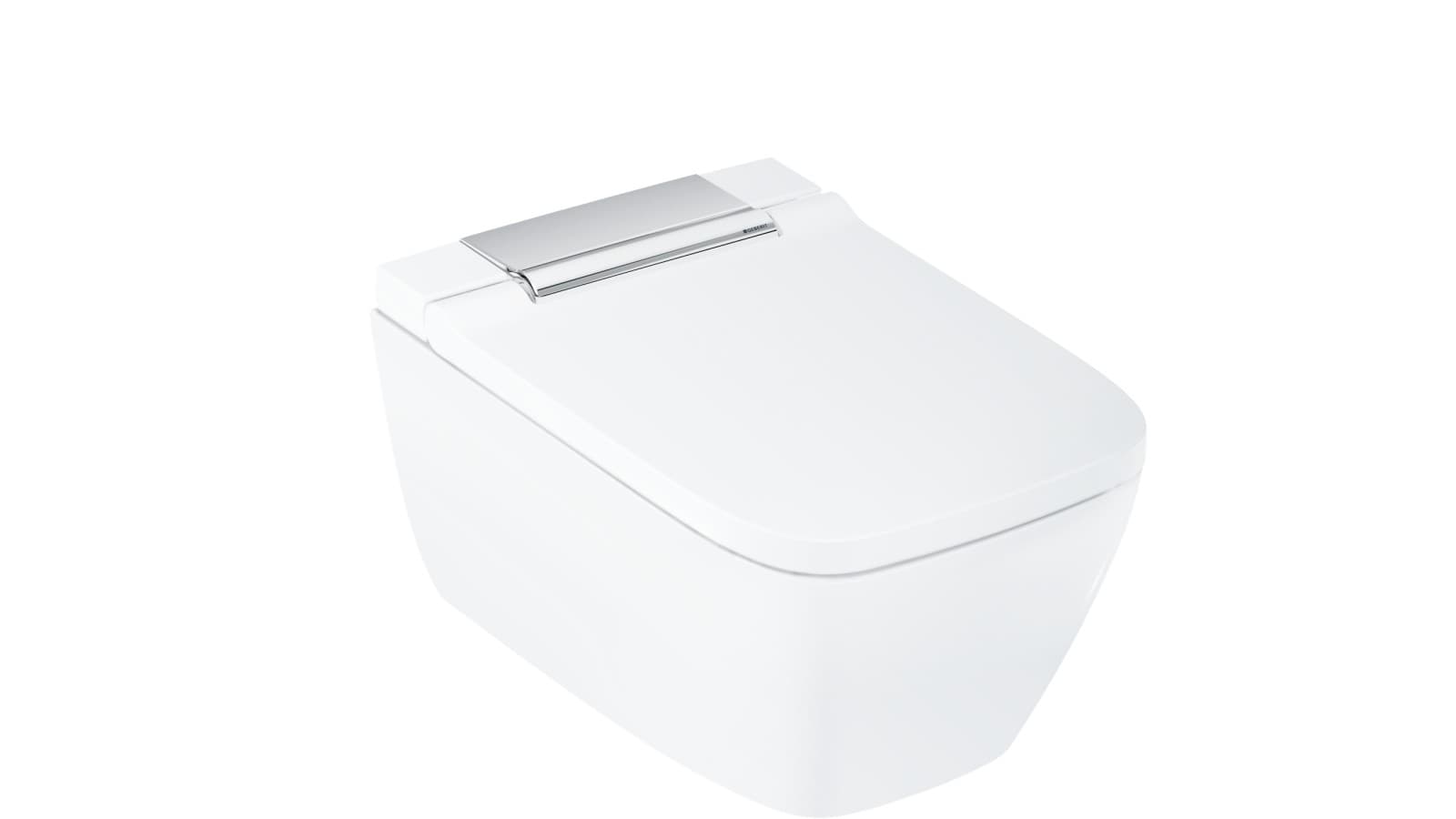 AquaClean Sela quadrato con tappo per piletta dal design cromato AquaClean Sela quadrato con tappo per piletta dal design cromato