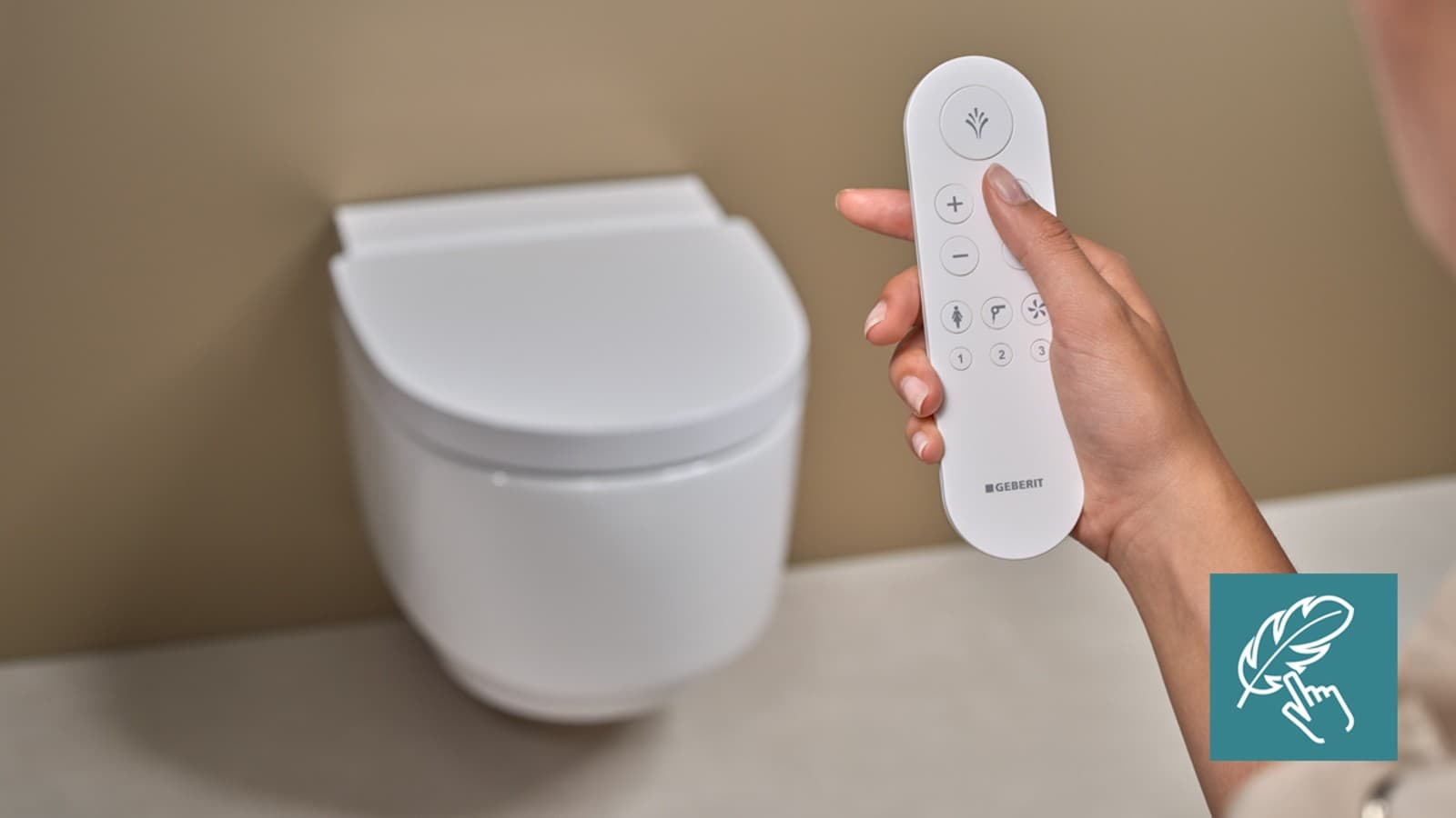 Geberit AquaClean Mera con telecomando Geberit AquaClean Mera con telecomando