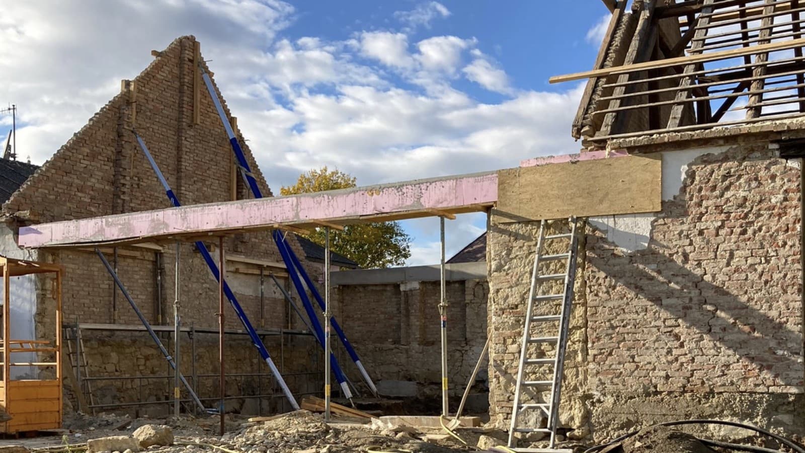 Com’è iniziato tutto: il vecchio fienile nel 2021 (© Anna W.) Com’è iniziato tutto: il vecchio fienile nel 2021 (© Anna W.)