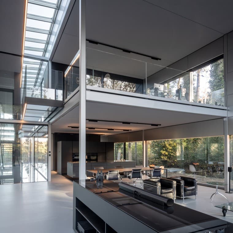 L’edificio è quasi interamente smontabile e riutilizzabile. (© Lucas van der Wee) L’edificio è quasi interamente smontabile e riutilizzabile. (© Lucas van der Wee)