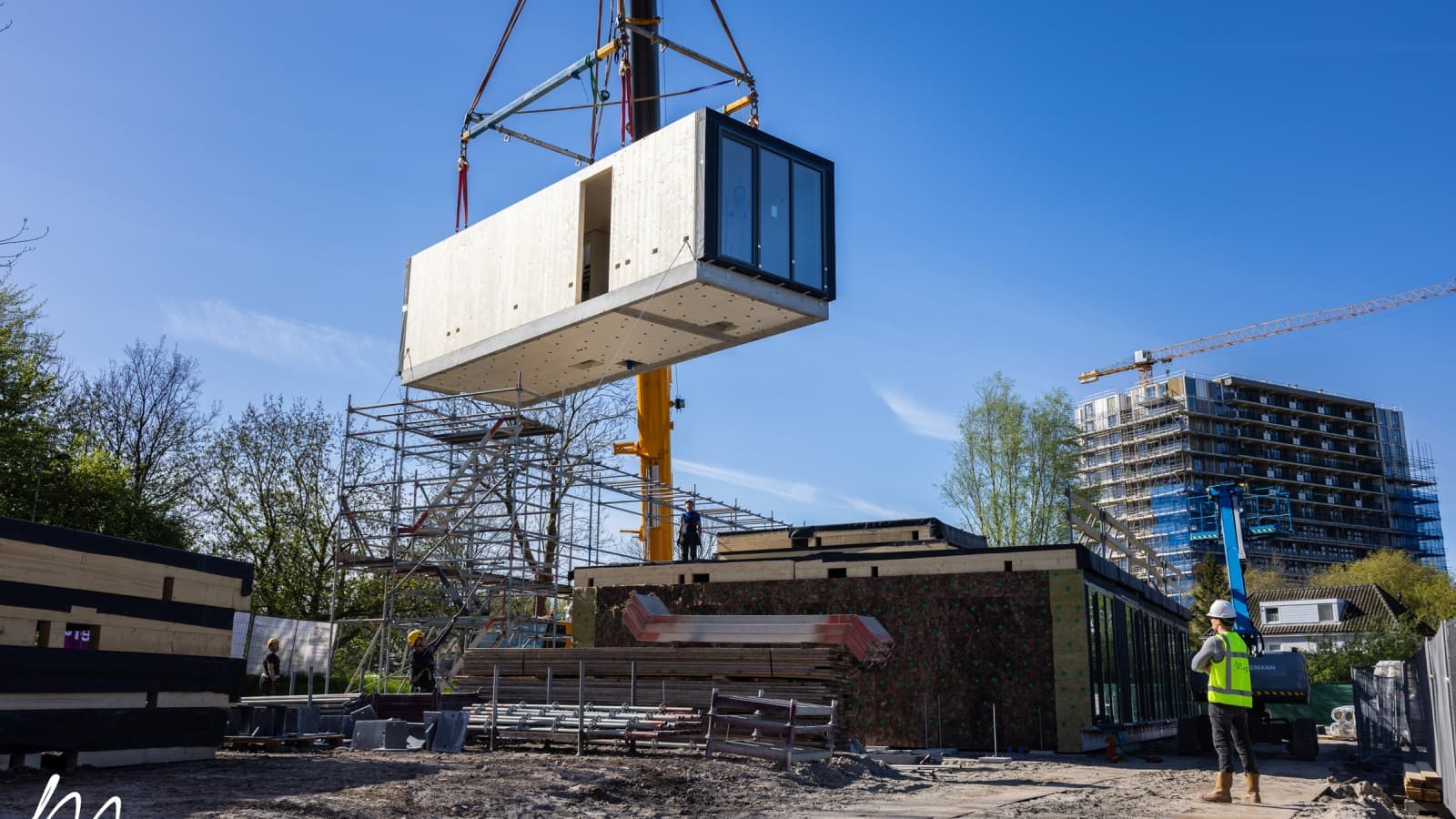 La costruzione modulare consente inoltre di completare i progetti in modo più rapido ed efficiente (© Moos) La costruzione modulare consente inoltre di completare i progetti in modo più rapido ed efficiente (© Moos)