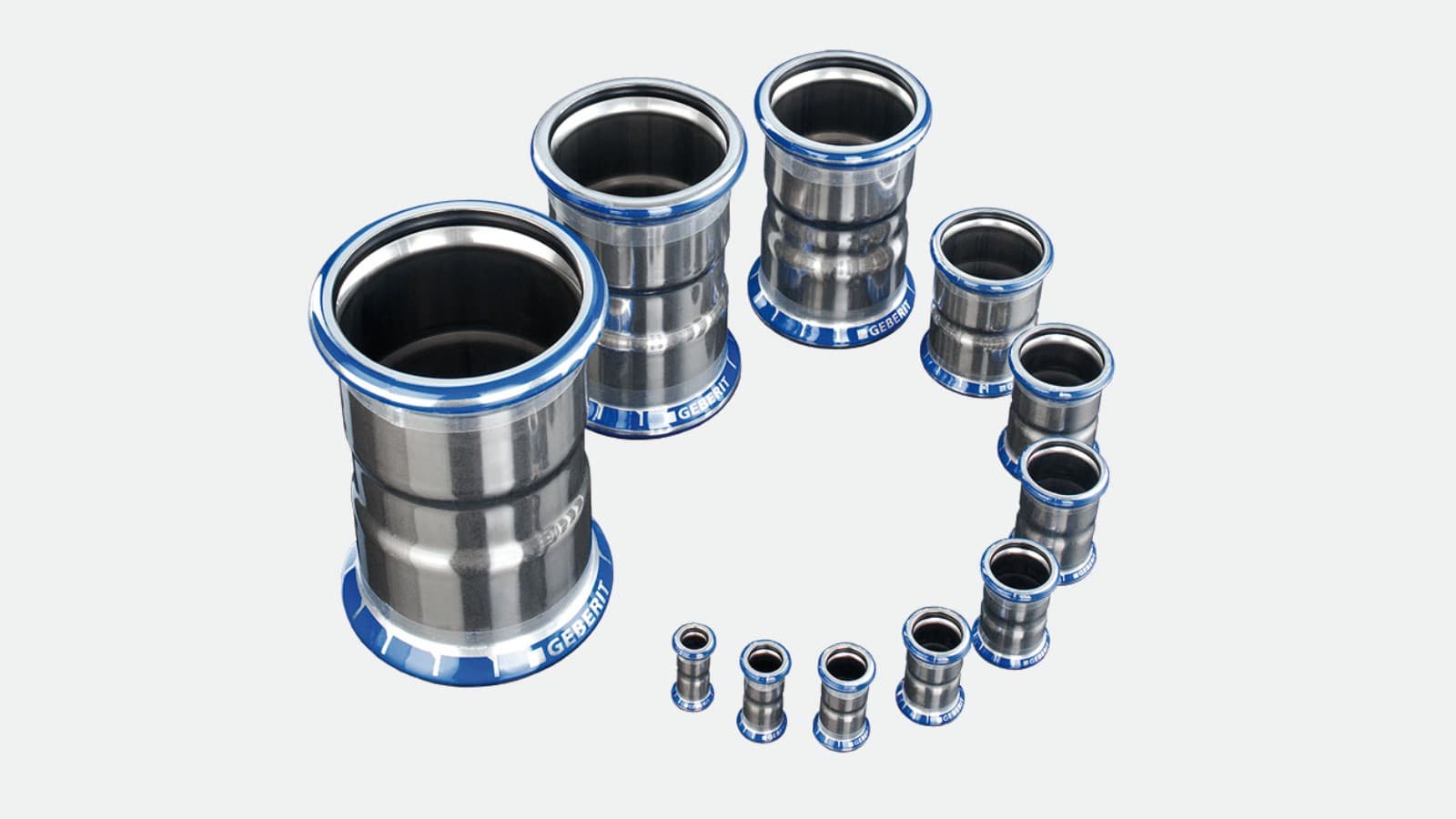 Dimensioni dei raccordi a pressare Geberit Mapress Acciaio Inox Dimensioni dei raccordi a pressare Geberit Mapress Acciaio Inox