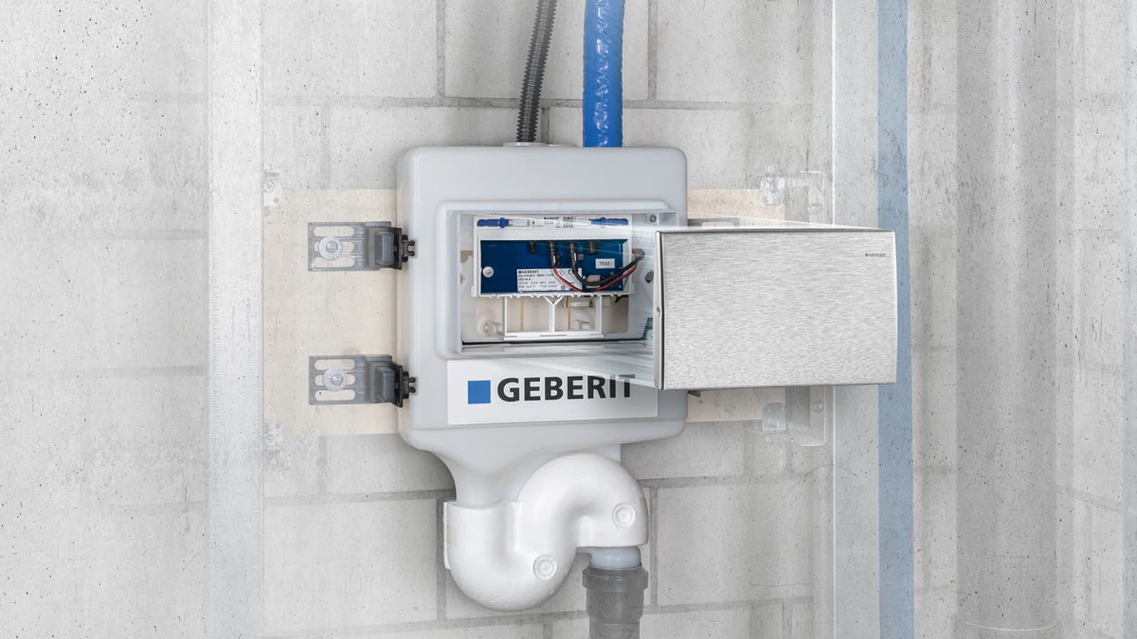 Dispositivo antiristagno Geberit HS30 con copertura (© Geberit) Dispositivo antiristagno Geberit HS30 con copertura (© Geberit)