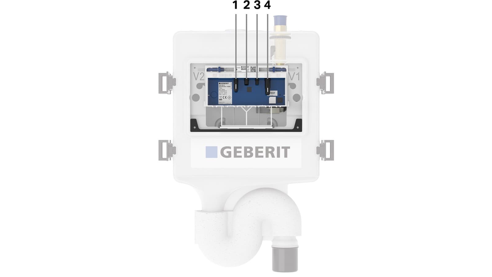 Dispositivo antiristagno Geberit HS30 (© Geberit) Dispositivo antiristagno Geberit HS30 (© Geberit)