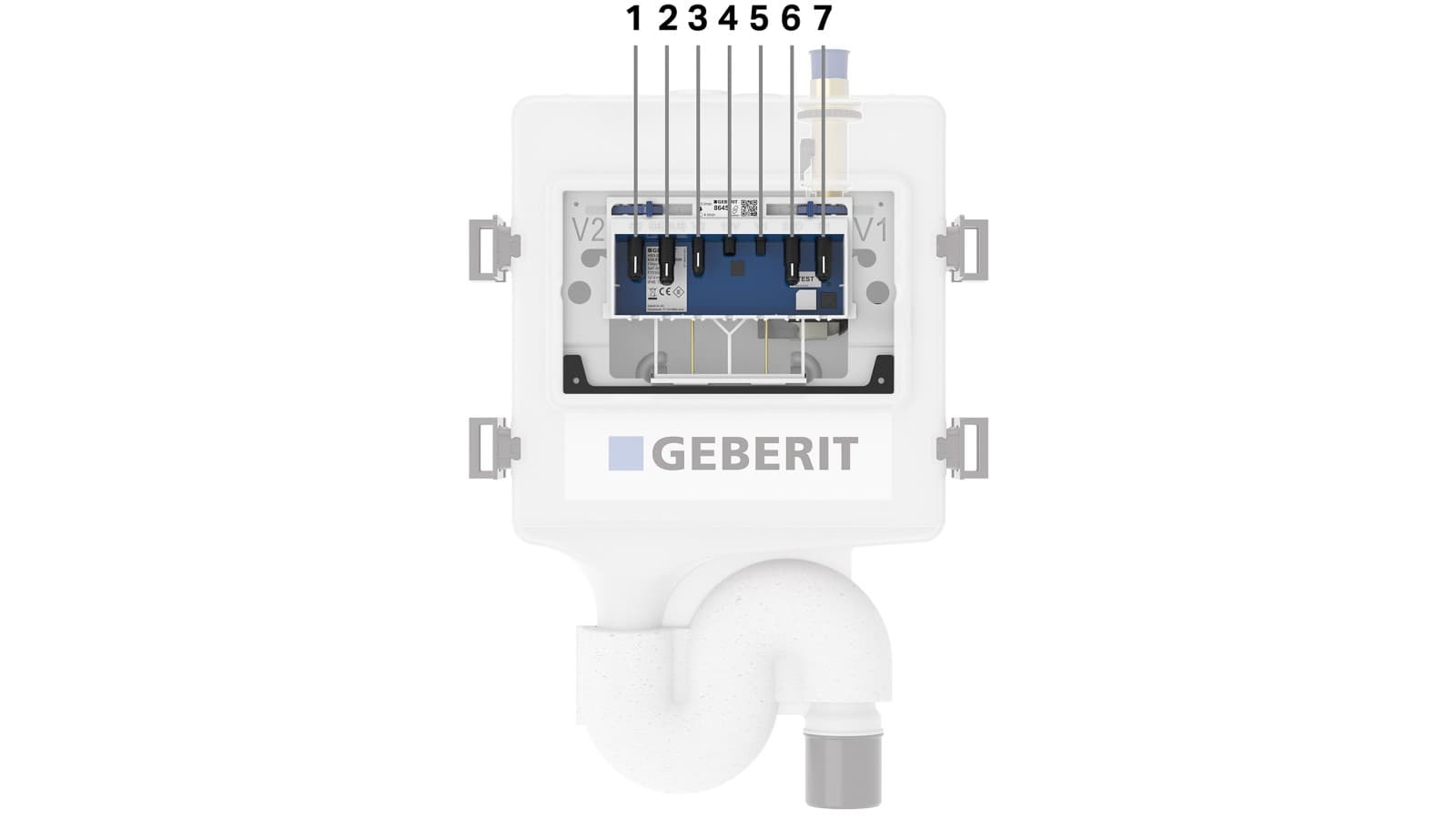 Dispositivo antiristagno Geberit HS50 (© Geberit) Dispositivo antiristagno Geberit HS50 (© Geberit)